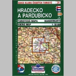 Hradecko a Pardubicko - mapa  KČT 24