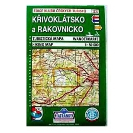 Křivoklátsko a Rakovnicko - mapa  KČT 33