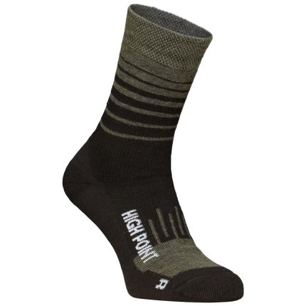 Ponožky High Point Mountain Merino 3.0 black/khaki