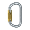 Oválná karabina ocelová triple lock