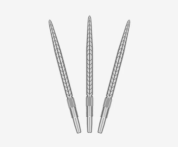 Kovové hroty Target Swiss Points – RVE Silver 30 mm