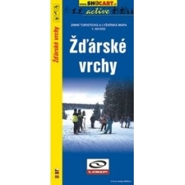 Žďárské vrchy - lyžařská mapa