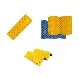 Skládací sedátko Bubbles Plus žlutá/modrá