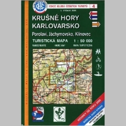 Krušné hory - Karlovarsko - mapa  KČT 04