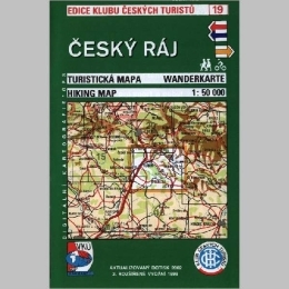 Český ráj - mapa  KČT 19