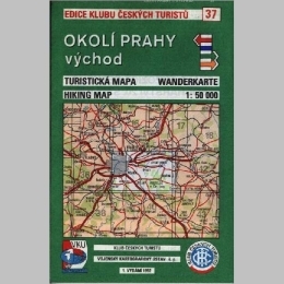 Okolí Prahy - VÝCHOD - mapa  KČT 37