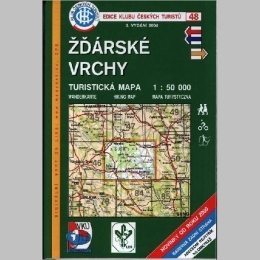 Žďárské vrchy - mapa  KČT 48