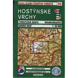 Hostýnské vrchy - mapa KČT 94