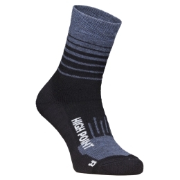 Ponožky High Point Mountain Merino 3.0 black/blue