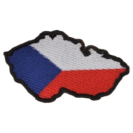 Nášivka MAPA ČR uvnitř stání vlajka