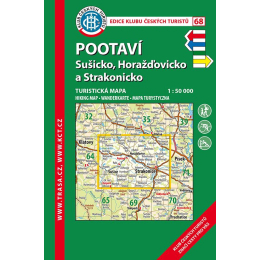 Pootaví - mapa  KČT 68