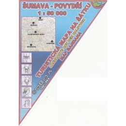 Mapa na šátku - Šumava Povydří