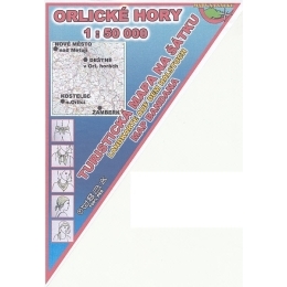Mapa na šátku - Orlické Hory