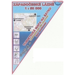 Mapa na šátku - Západočeské lázně