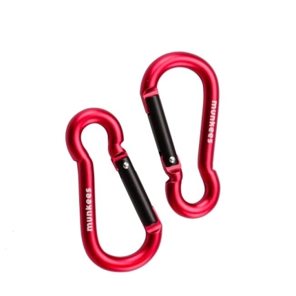 Munkees 2 Karabiny Hruška - větší 60 mm