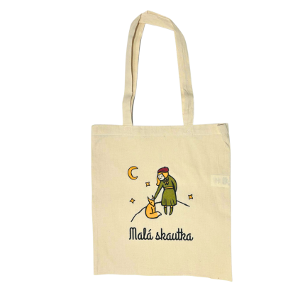 Taška bavlněná Malá skautka natural