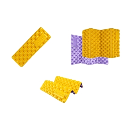 Skládací sedátko Bubbles Plus žlutá/fialová