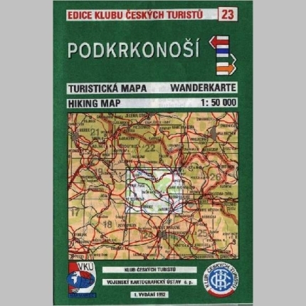 Podkrkonoší - mapa  KČT 23