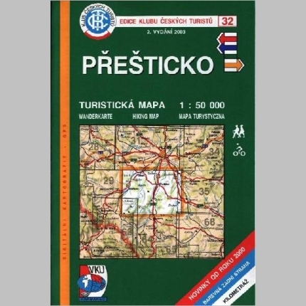 Přešticko - mapa  KČT 32