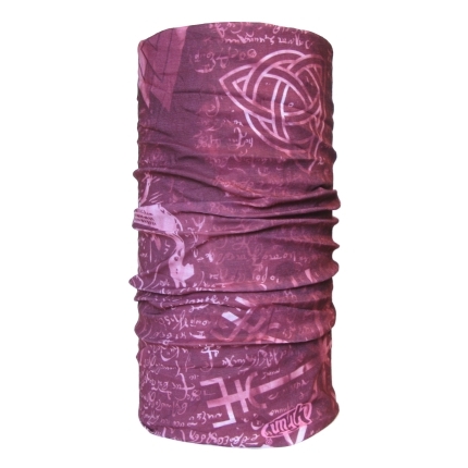 Multifunkční šátek 4fun viking symbols claret
