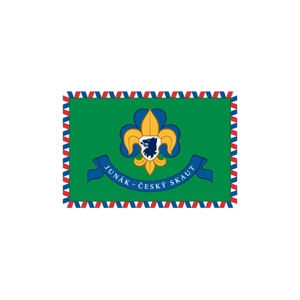Vlajka Junák - český skaut