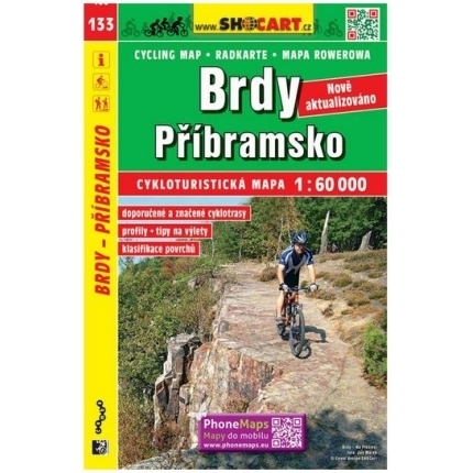 Cyklomapa Brdy - Příbramsko