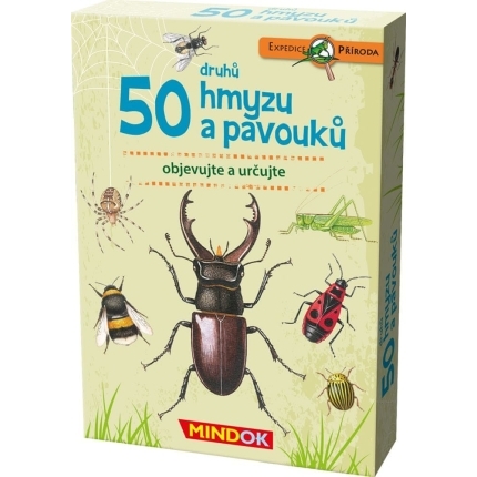 50 druhů hmyzu a pavouků