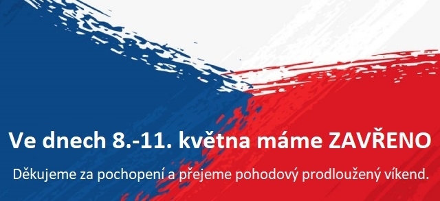 květen 8 zavřeno