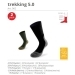 Ponožky Lenz Treking 5.0 2-pack černé - 3